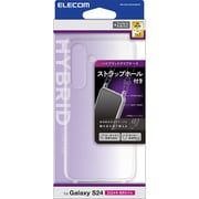 Galaxy S24(SC-51E)用 ケース ハイブリッド カバー 衝撃吸収 カメラレンズ保護設計 ワイヤレス充電可 ショルダーストラップホール付 クリア PM-G241HVCKSHCR