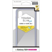 Galaxy S24(SC-51E)用 ケース ハイブリッド カバー 衝撃吸収 軽量 薄型 カメラレンズ保護設計 ワイヤレス充電可 ストラップホール付 ストラップホールシート付 TOUGH SLIM LITE ブルー PM-G241TSLFCBU