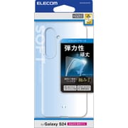 Galaxy S24(SC-51E)用 ケース ソフト カバー 薄型 カメラレンズ保護設計 ワイヤレス充電可 ストラップホール付 クリア PM-G241UCTCR
