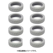 HH-1239 キャスターリング 8個セット 5～6cm ラジアル グレー [スーツケース用品]
