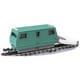 RCCN-04 Nゲージ（9mm）レールクリーニングカー NEW モップ君 N 牽引式（T車 車体色：青緑） [鉄道模型用品]