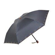 折りたたみ傘 晴雨兼用 猫柄 50cm 手開き式 UV加工 ブラック OSK-064C