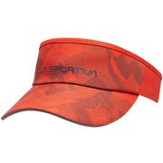 スカイランバイザー Skyrun Visor Y68 Cトマト/カーボン(322900) Sサイズ [スポーツウェア アクセサリ サンバイザー]