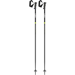 NEOLITE JR 654 44361 ダークアンスラサイト/ブラック/ネオンイエロー 105cm 2本セット [スキー ストック ジュニア]