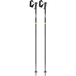 NEOLITE JR 654 44361 ダークアンスラサイト/ブラック/ネオンイエロー 110cm 2本セット [スキー ストック ジュニア]
