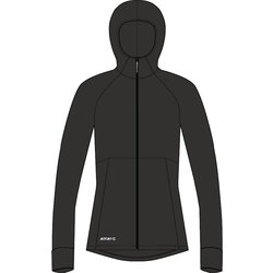 ALPS FZ HOODIE W AP5124210 Black Mサイズ [スキー ミドルウェア レディース]