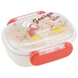 抗菌 ふわっとタイト 弁当箱 270ml おさるのジョージ23 QAF1AG