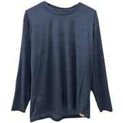 パイル 長袖丸首シャツ LL チャコール 9184-39