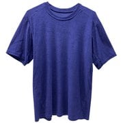 パイル 半袖丸首シャツ L ネイビー 9184-35