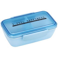 シースルー 抗菌 スタイリッシュ 弁当箱 530ml （ベビーブルー） PFTY5AG