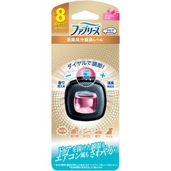 車用消臭芳香剤 消臭成分最高レベル ファブリーズ イージークリップ フレッシュブーケの香り 2.5mL