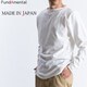fl22fw-004m/offwhite/l [ハードコットン長袖Tシャツ 日本製 オフホワイト Lサイズ]