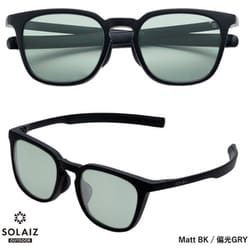 SOLAIZ OUTDOOR ウェリントンモデル SLD-005 Matt BK/偏光GRY SLD-005OUTDOORMATTBK [スポーツサングラス]