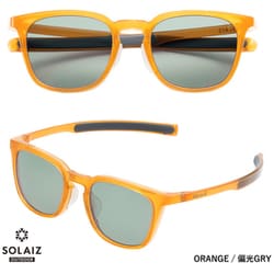 SOLAIZ OUTDOOR ウェリントンモデル SLD-005 ORANGE/偏光GRY SLD-005OUTDOORORANGE [スポーツサングラス]