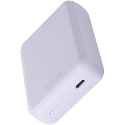 モバイルバッテリー 10000mAh 大容量 軽量 小型 15W 入出力（USB Type-C×1） PSE適合 パープル DE-C49-10000PU