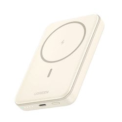 ワイヤレス対応 急速充電ミニモバイルバッテリー 10000mAh   20W USB-C to USB-Cケーブル付き 25208 UGR-BY-000002