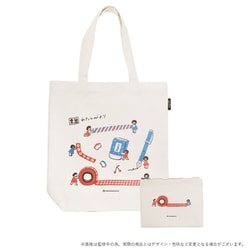 Old Resta×FURUKAWASHIKO BIG TOTE BAG わたしびよりこびと OR466633