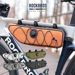 新品 ROCKBROS フレームバッグ 自転車 防水 ホワイト 多機能収納バッグ 新品 ROCKBROS フレームバッグ 自転車 防水 ホワイト 多機能収納