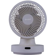 クリーン3DDCサーキュレーター PUREAIR DC(ピュアエアDC) グレー 18畳対応 全分解可能(工具不要) QS403-GY