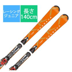 スキー板「オガサカ TC-JS 11001275140 140cm」+プレート「チロリア Power Plate9」+ビンディング「チロリア TX10 GW」セット [24-25 モデル ジュニアレーシング]
