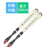 スキー板「オガサカスキー Keo’s KS-PV/WT 11001344 ホワイト 160cm」+ビンディング「チロリア PRD11 GW BK/WT/RD」セット [24-25 モデル 初級・中級]