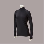 HYOON Ventilation ハイネックシャツ レディース BK L
