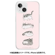 ABF26620i15 [iPhone 15用 ケース 夜は猫といっしょ パターン]