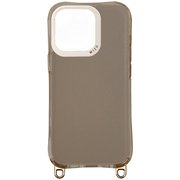 WZCI15P-14GG [iPhone 15 Pro用 ケース レザーケース グレージュ]