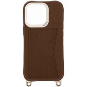 WZCI15P-09BW [iPhone 15 Pro用 ケース レザーコンビケース ブラウン]
