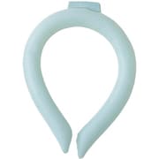 クールネックバンド 使いやすいシンプルタイプ ソリッド×蓄光 首回り約32cm ブルー 172-7070 A5
