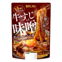 モランボン 牛すじ入り 味噌煮込みうどんの素 300g
