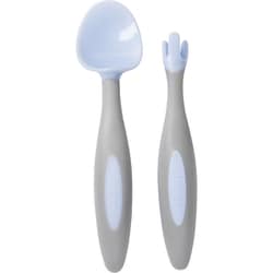 カトラリー 対象年齢：9ヶ月～ 離乳食後期・完了期 cutlery set bubblegum