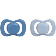 おしゃぶり 6m+ Pacifier Silicone 2 Twin pack ocean/sky