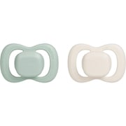 おしゃぶり 6m+ Pacifier Silicone 2 Twin pack sage/vanilla