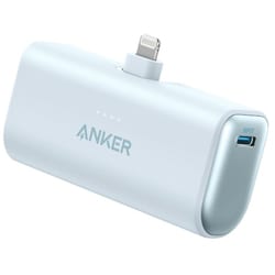 Anker Nano Power Bank （12W Built-In Lightning Connector） ブルー A1645N31