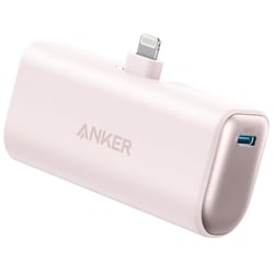 Anker Nano Power Bank （12W Built-In Lightning Connector） ピンク A1645N51