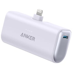 Anker Nano Power Bank （12W Built-In Lightning Connector） パープル A1645NV1
