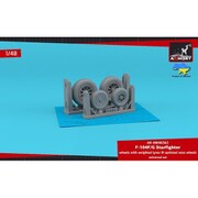AMRAW48362 1/48 F-104F/G 自重変形ホイール [プラモデル用パーツ]