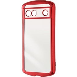IN-GP8ATC13/RM [Google Pixel 8a用 耐衝撃 精密設計 TPUソフトケース METAMORU plus レッド]