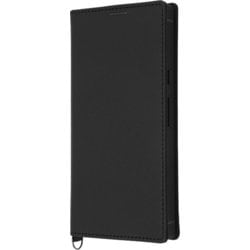IN-GP8ATBC9/BB [Google Pixel 8a用 耐衝撃 手帳型レザーケース KAKU Durable ブラック ブラック]