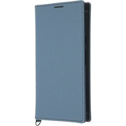 IN-GP8ATBC9/AGR [Google Pixel 8a用 耐衝撃 手帳型レザーケース KAKU Durable ブルー ライトグレー]