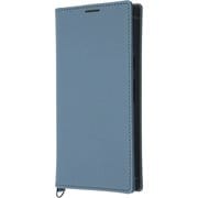 IN-GP8ATBC9/AGR [Google Pixel 8a用 耐衝撃 手帳型レザーケース KAKU Durable ブルー ライトグレー]