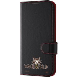 IJ-IGP8AELC1BR/DY3 [Google Pixel 8a用 猫のダヤン 手帳型レザーケース シンプル マグネット ダヤン WACHIFIELDロゴ]