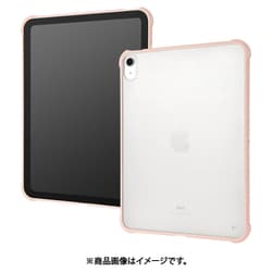 iPad 2022年 10.9インチ 第10世代 耐衝撃 軽量 ハイブリッドケース マット/ピンク IS-PA18BS5/P