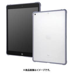 iPad 2021年 10.2インチ 第9世代/第8世代/第7世代 耐衝撃 軽量 ハイブリッドケース マット パープル IS-PA14BS5/V