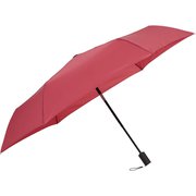 折りたたみ傘 晴雨兼用 mabu ベーシックオートミニR 55cm 自動開閉 UVカット加工 カーマイン SMV-41921