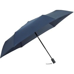 折りたたみ傘 晴雨兼用 mabu ベーシックオートミニR 55cm 自動開閉 UVカット加工 インディゴ SMV-41925