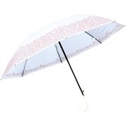 折りたたみ傘 晴雨兼用 mabu 晴雨兼用傘ヒートカットショート ジャンプ 55cm UVカット加工 遮光・遮熱 ローズピーチ SMV-40602