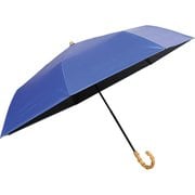 折りたたみ傘 晴雨兼用 mabu 7本骨遮光折りたたみ傘 江戸 50cm 手開き式 7本骨 UVカット加工 一級遮光 遮光・遮熱 UPF50+ 紅掛空色 SMV-41975