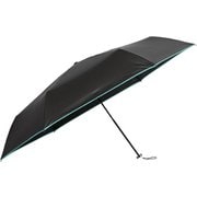 折りたたみ傘 紳士 晴雨兼用 mabu シャイニーチタンミニ パイピング 58cm 手開き式 UVカット加工 一級遮光 遮光・遮熱 耐風仕様 UPF50+ ミント SMV-42031